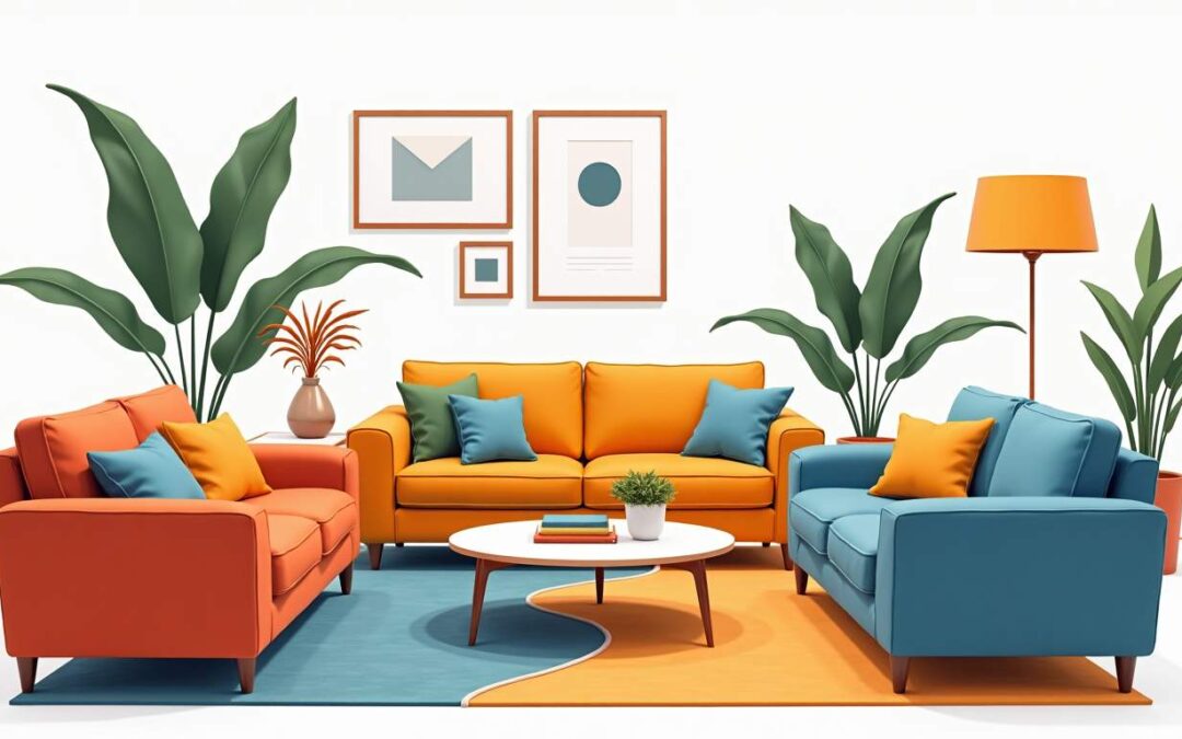 inspiracion decoracion sofas coordinados diseno hogar